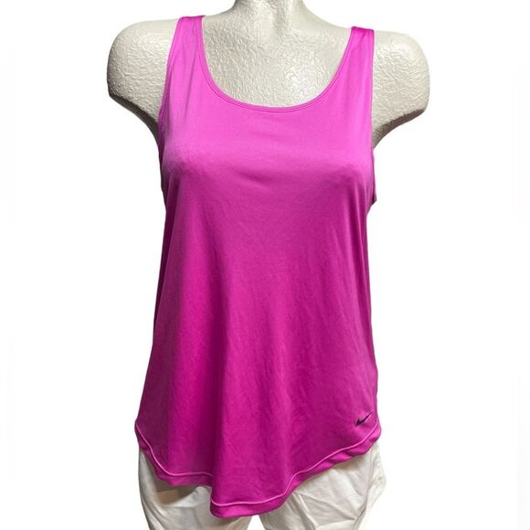 Nike tank top for women, size small, color pink & logo details in the back. - Picture 2 of 3